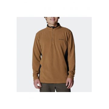 Bluza sport barbati  Klamath Range II - fleece - fermoar pe jumatate - maro - Maro
