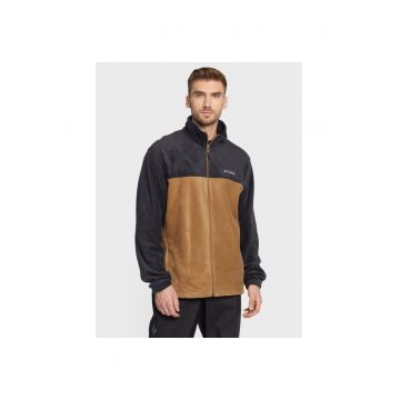 Bluza sport barbati  polar - maro-negru