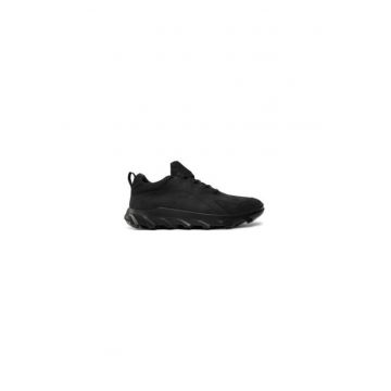Bocanci trekking barbati  304341649 - Piele naturala - 40 EU - Negru