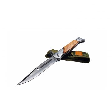 Briceag de vanatoare DEPOX , AK-47 Legion, otel inoxidabil, teaca inclusa, 22 cm