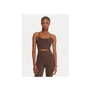 Bustiera sport dama  maro material elastic