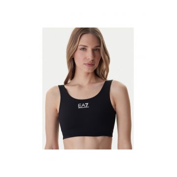 Bustiera sport dama -  negru - 57% poliamida - 43% elastan -