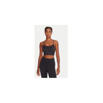 Bustiera sport dama -  negru - 82% poliester - 18% elastan