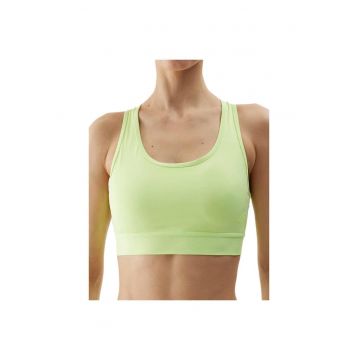 Bustiera sport WSS24USBAF097 - 4F - Poliester/Elastan - Verde