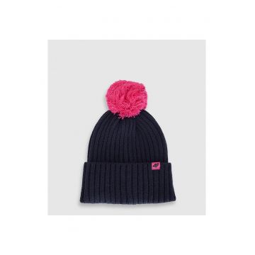 Caciula pentru copii  unisex - lana - bleumarin - one size