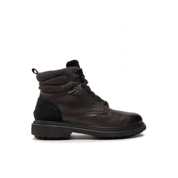 Ghete si bocanci sport barbati  302566136 - Piele intoarsa - Negru
