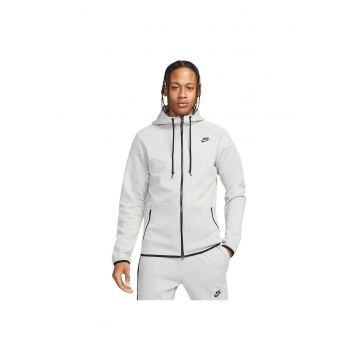Hanorac sport barbati  Tech Fleece OG - flexibil - cu gluga - gri - bumbac/poliester