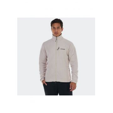 Jacheta sport  Fast Trek - fleece - culoare gri - croiala regulata - 100% poliester