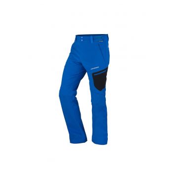Men's insulated softshell trousers GINEMON NO-5007OR - Albastru