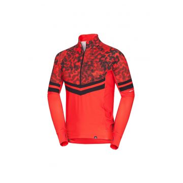 Men's ski technical sweater BERTI - Portocaliu