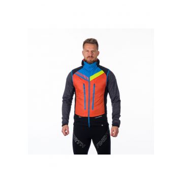 Men's ski-touring hybrid vest Polartec® Alpha® VHAN 2 - Negru/Portocaliu