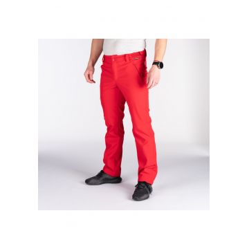 Men's softshell ski pants GINEMON - Rosu