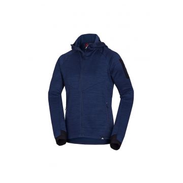 Men's universal functional hoodie DAMMASTOCK - Albastru melange