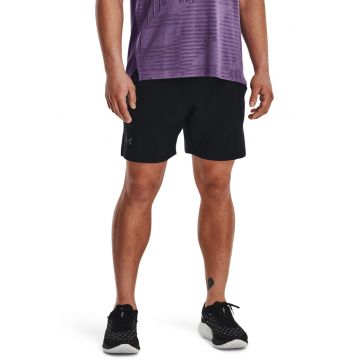 Pantaloni scurti pentru antrenament Lauch Elite 2-in-1 - Negru