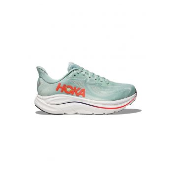 Pantofi Clifton 10 cu logo pentru alergare - Verde persan