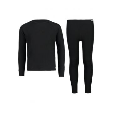 Set bluza si pantaloni de corp copii asdbdsa - Negru