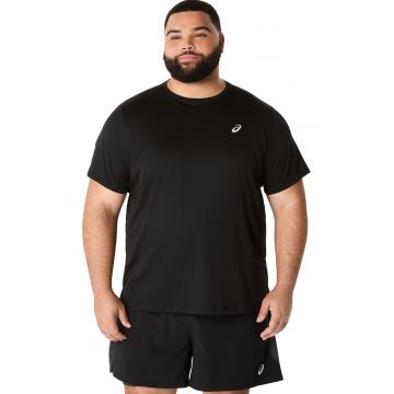 Tricou cu logo - pentru alergare Core SS - Negru