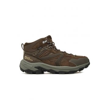 Bocanci trekking barbati  304103551 - Piele naturala - Maro - Maro