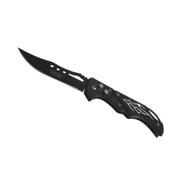 Briceag de vanatoare DEPOX , Fire Blade, flacari argintii