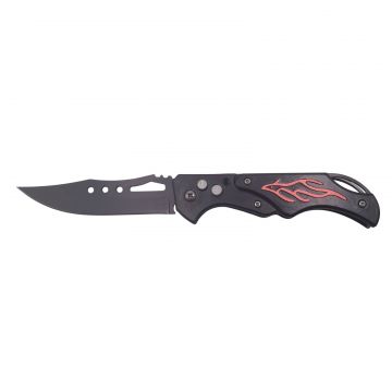 Briceag de vanatoare DEPOX , Fire Blade, otel inoxidabil, 21.5 cm, portocaliu