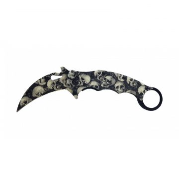 Briceag de vanatoare DEPOX , karambit, Skull-Trooper, 20 cm