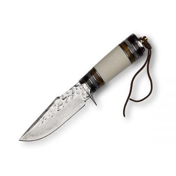 Cutit de vanatoare, DEPOX , Boone Hunting, 22.5 cm, Otel Damasc