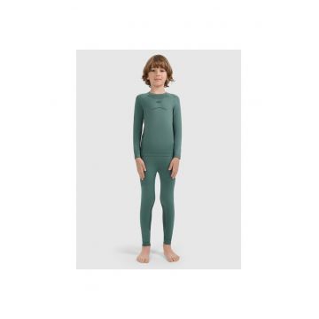 Lenjerie termoactiva baieti -  poliester - verde