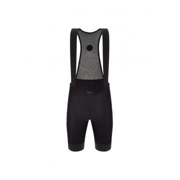 Pantaloni scurti cu bretele ciclism barbati  Gravel - Negru