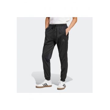 Pantaloni sport barbati -  3 dungi - confortabili - negri - din materiale reciclate