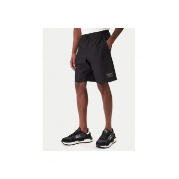 Pantaloni sport barbati -  negru poliester