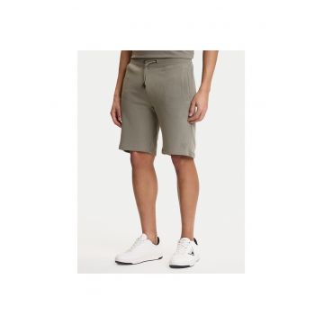 Pantaloni sport barbati -  verde - 85% bumbac - 15% poliester
