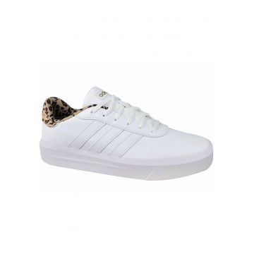 Pantofi dama  Court IG8609 Platform - sintetic - alb