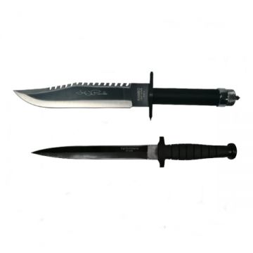 Set doua cutite de vanatoare First Blood, DEPOX , teaca inclusa