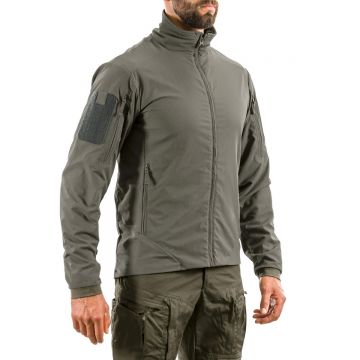 TACTICAL SOFTSHELL JACKET - MODEL HUNTER FZ GEN.3 - BROWN GREY