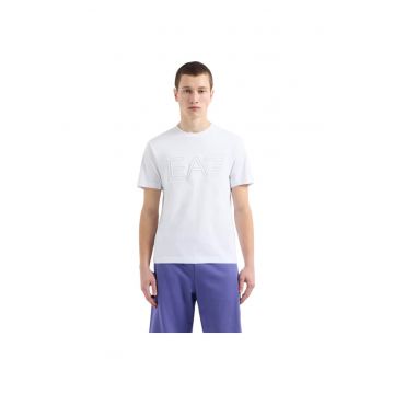 Tricou  EA7 Train Visibility 40756 - Alb
