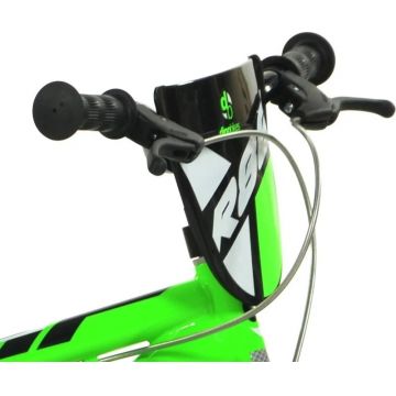 Bicicleta copii Dino Bikes MTB 416U diametru 16 inch, varsta 6-8 ani, inaltimea recomandata 107-125 cm, cu roti ajutatoare, frana pe ambele roti