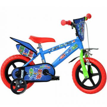 Bicicleta cu Roti Ajutatoare Dino Bikes PJ Masks 12 inch