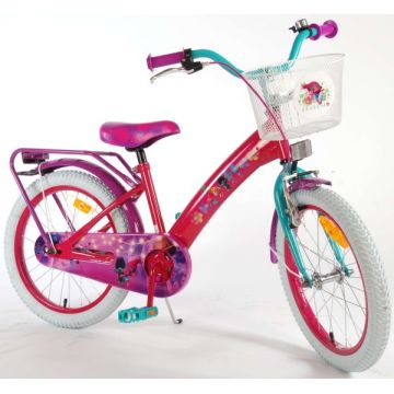 Bicicleta pentru fetite Trolls Volare 18 inch cu roti ajutatoare