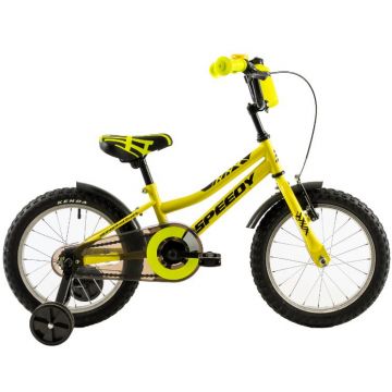 Bicicleta copii Dhs 1401 galben 14 inch