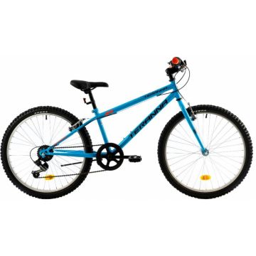 Bicicleta copii Dhs 2421 albastru 24 inch
