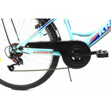 Bicicleta copii Kreativ 2414 turcoaz light 24 inch