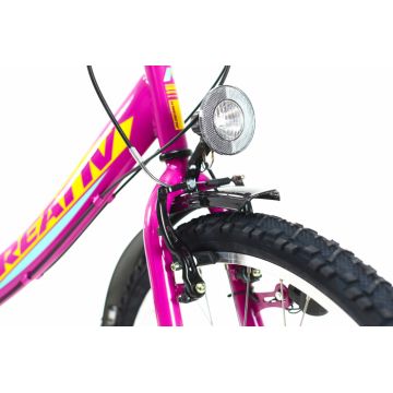 Bicicleta copii Kreativ 2414 violet 24 inch