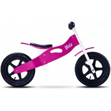 Bicicleta de lemn fara pedale Toyz Velo Purple