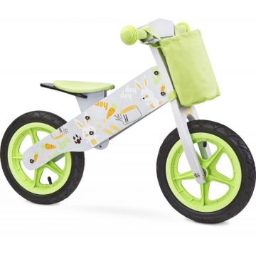 Bicicleta din lemn Toyz by Caretero Zap Grey