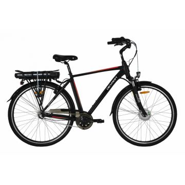 Bicicleta electrica Devron City E Bike Devron 28121 L negru mat 28 inch