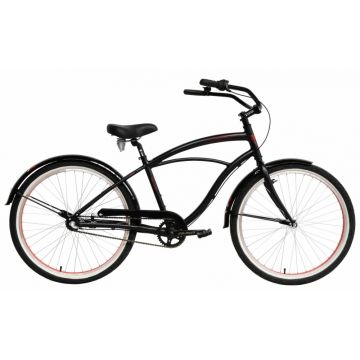 Bicicleta oras Devron Urbio U2.6 Black Passion L 26 inch