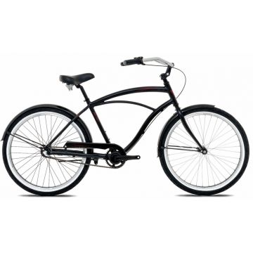 Bicicleta oras Devron Urbio U2.6 Satin black M 26 inch