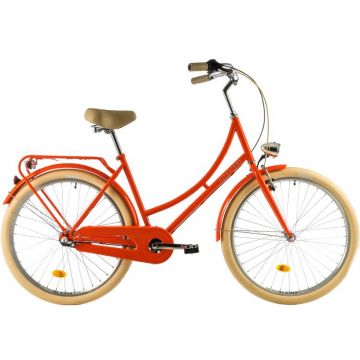 Bicicleta oras Dhs Citadinne 2634 460 mm portocaliu 26 inch