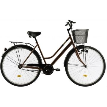 Bicicleta oras Dhs Kreativ 2812 520 mm maro 28 inch