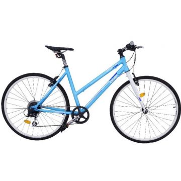 Bicicleta oras Dhs Origin 2896 L albastru 28 inch